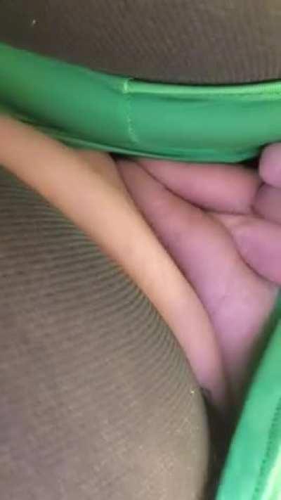 Can't stop playing in my pussy today