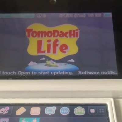 my 3ds this morning.