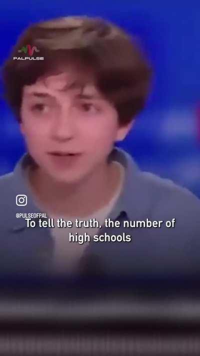 May 9 2024 - High school students in France have joined the Global anti genocide student movement following the rapid spread of university movements. A French student refusing to end high school 'Until an immediate ceasefire is achieved in the Gaza strip'