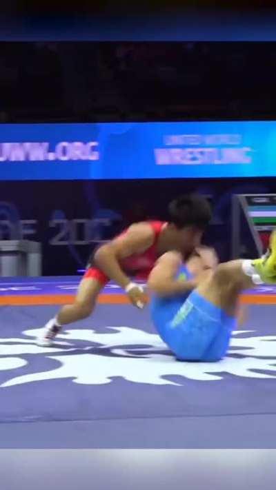 Aikido magic used in wrestling world championship