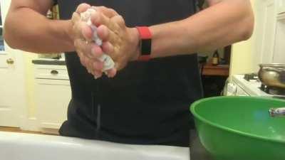 Protip: You don't have to wait half a fucking hour for your tofu press to neatly squeeze out all the water if you're just gonna scramble that shit anyway.