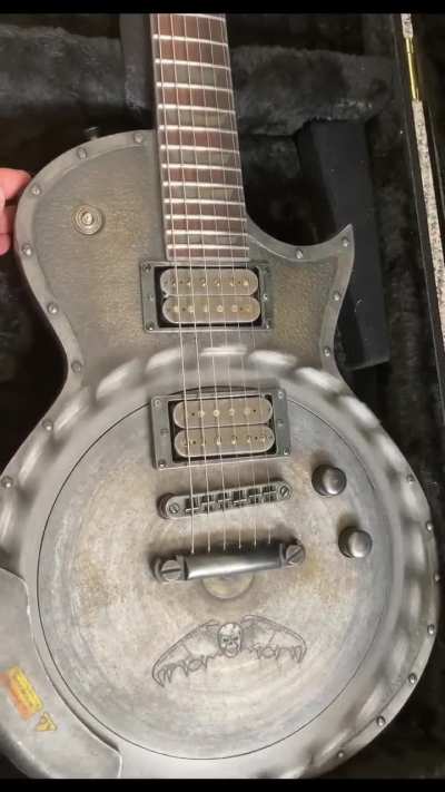 Guitar for a rock concert at the White Palace