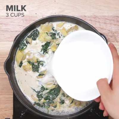 Spinach Artichoke Mac & Cheese