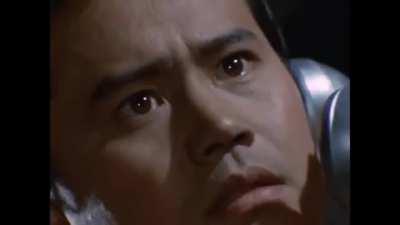 Shocked japanese man yelling 