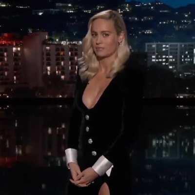 Brie Larson Putting Her Tits On Display For Us GIF