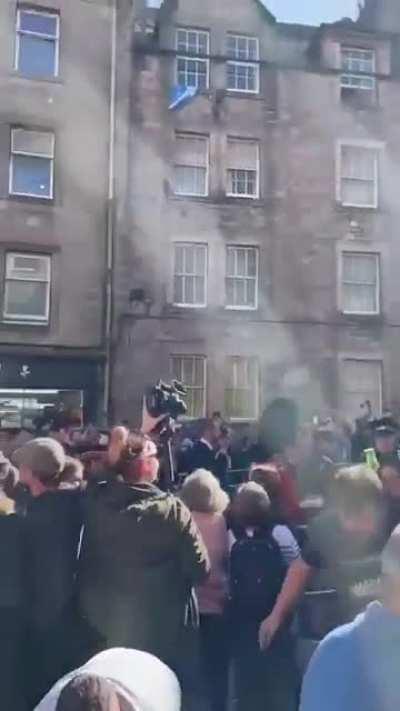 Man heckles Prince Andrew while he walks in his mother's funeral procession