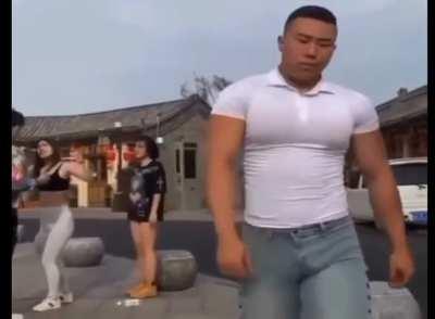 why would you throw a bottle to a random person