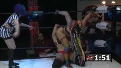 Katie Forbes stinkfaces Salina