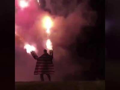 HMB while I shoot fireworks from my hands