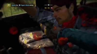 Spectacular convoy takedown.