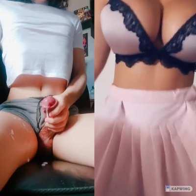 Great boobs, great squirt!