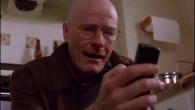 Walter White gets a video message