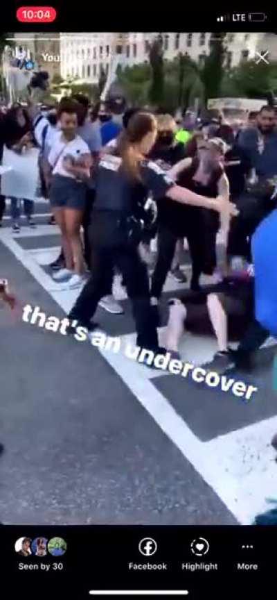 Undercover Cop caught red handed