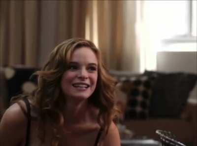 Danielle Panabaker shamelessly changing in front of you