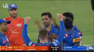 Incase you missed it! Kishan walks without anyone appealing