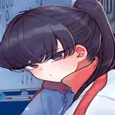 Komi-san always stares at us in every volume :)