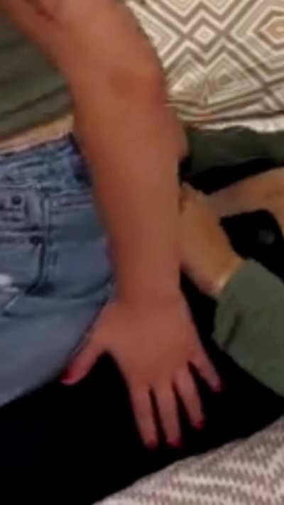 Me and bestie grinding before we leave for college