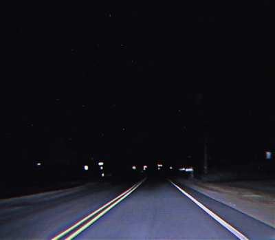 Somber late night drives blasting peep in the car