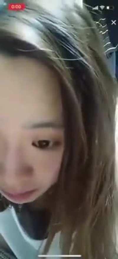 Deep braless downblouse 