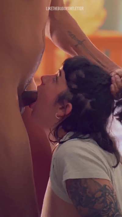 reflect on this blowjob