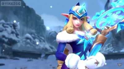 Winter Wonder Soraka for Wild Rift Leaked