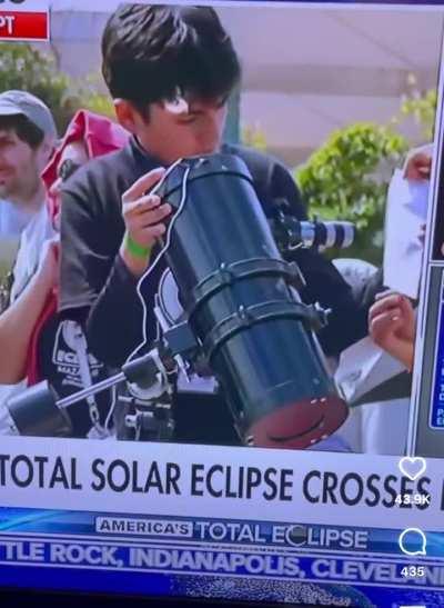 Not using ISO 12312-2 international safety standard glasses.