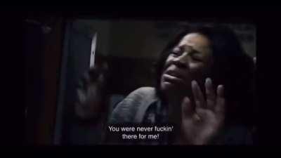 Franklin spazzed on both his parents in them jail scenes. Guards had to get him out twice on two separate occasions 😂