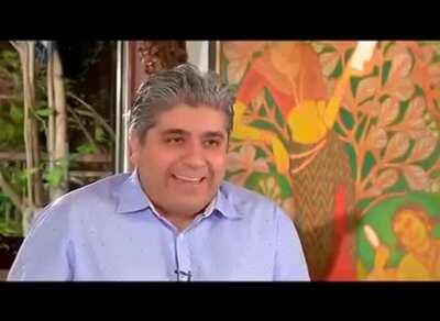 Sonam and Rajeev shading each other