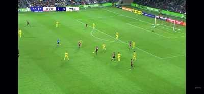 Thing about wanderers is they always try and walk it in. 