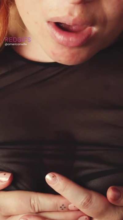 Titfucking under a dress is a different feeling