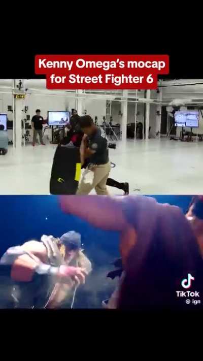 Kenny Omega doing his SF6 mocap