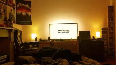 The Scott Pilgrim vs. The World intro looks amazing with ambilight + hue