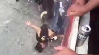 Bull DESTROYS man in Spain