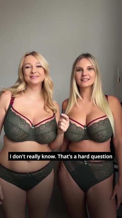 Big boob related survey. Subtitles by me.