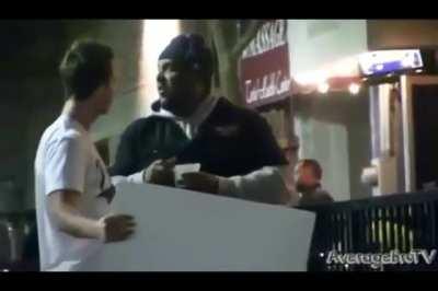 WCGW if i try to prank this bouncer.