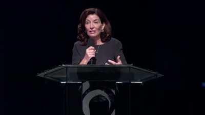 Holy Princess Kathy Hochul at Church Of Covid : Be my apostles to the unvaccinated who aren’t listening to God