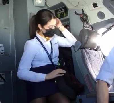 Why is this undercover Ef-Ay-Ay agent going through my jacket? Will she revoke my PeePeeLong if she finds a prerolled blunt?