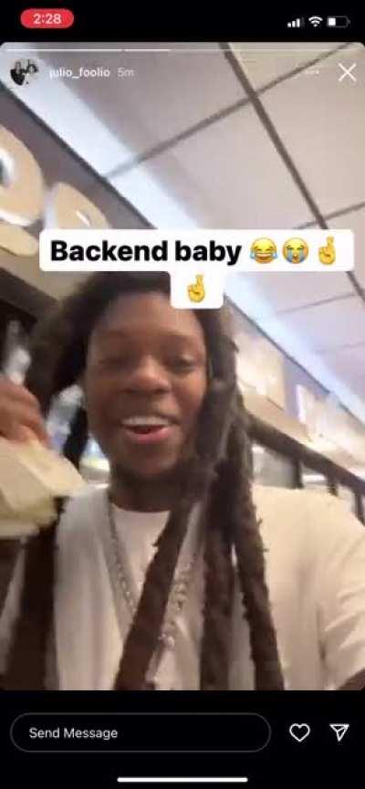 Foolio said somebody tried him at his show 👀