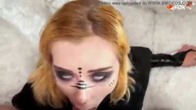 Elf Girl Cosplayer Getting Facefucked