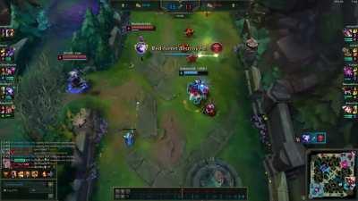 Abuse Olaf ult as a disengage.