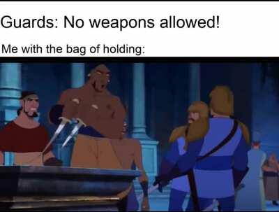 I should've hidden the bag instead.