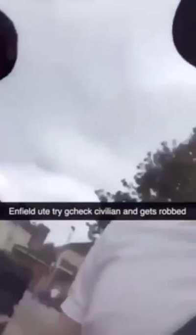 Throwback: Teerose (AP) tries to G-check a civilian but it goes horribly wrong and he gets his bike taken