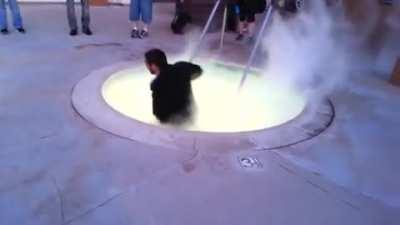 This was back before shit was waterproof.