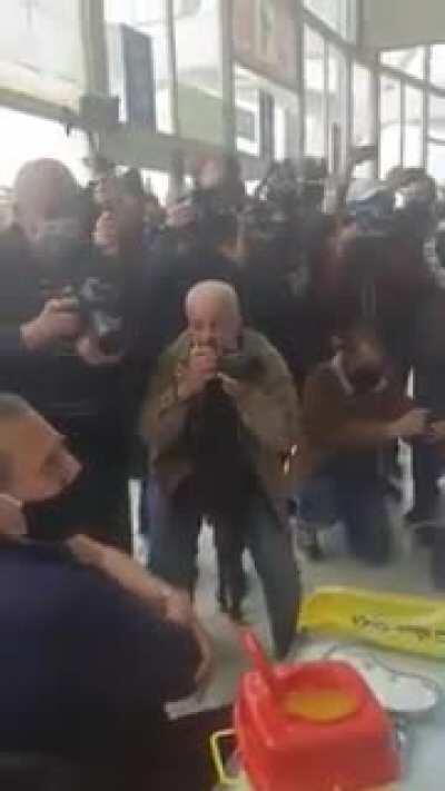 First person receives COVID-19 vaccine in Tunisia