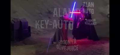 Obiwan & Vader fight scene!