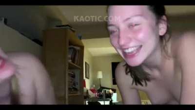 Real identical sisters shared dick !!