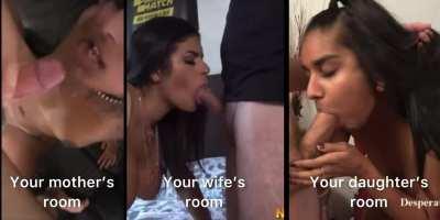 Three generations of Indian women pleasing white cock. Your mom, your wife, your daughter.