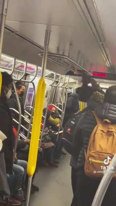 7 am on the nyc subway