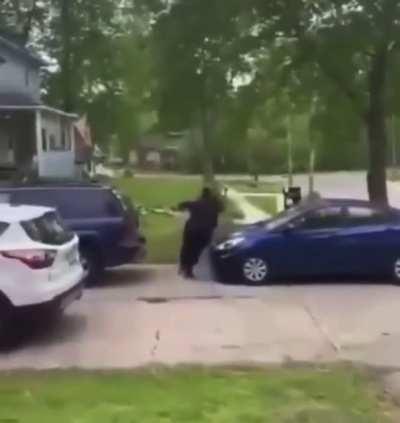 Runs away from cop, gets tased...