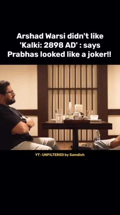 I totally agree with him. Prabhas fans incoming to report me in 3..2..1...